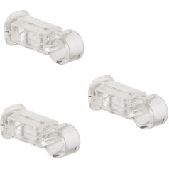 Настенное крепление с зажимом для полотенцесушителей и горизонтальных трубчатых радиаторов с диаметром трубы 22 мм, нагрузка до 75 кг, прозр