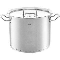 Fissler Original Profi Collection / Кастрюля высокой степени готовности (диаметр 28 см, 14 литров) из нержавеющей стали, кастрюли с металлической крышкой, вну