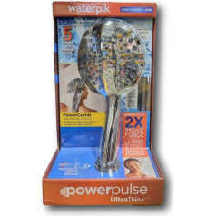 Душевая насадка WaterPik Power Pulse и шланг хром