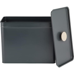SALTER BW12460EU7 Большая корзина для хлеба - хранение хлеба, бубликов и выпечки, порошковое покрытие, кухонный стол, длительная свежесть, ящик для 