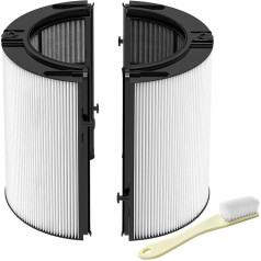 Сменный фильтр 2-в-1, совместимый с очистителем воздуха Dyson HP04 TP04 DP04 PH04 HP09 TP09 HP07 TP07 PH03 PH01, высокоэффективный фильтр H13 класса True HEPA и фильтр с ак