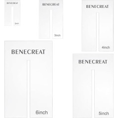 BENECREAT Набор из 5 шаблонов для изготовления бантов, 5/7,6/10/12,7/15,2 см Акриловые доски для творчества, инструмент для изготовления бантов, банты д