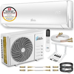 Сплит-кондиционер Kältebringer Quick Connect - 18000 BTU - инверторный кондиционер с функцией обогрева, WiFi и приложением - до 91 м² - очень тихий - полный компл