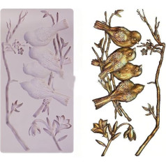 Redesign With Prima 655350650438 Avian Love Clay, формы для изготовления мыла, гончарные и модельные глины, 5 x 10 x 8 мм