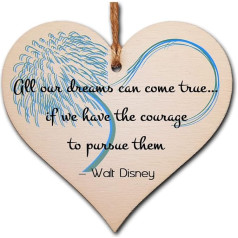 Подарок в банке Деревянный висячий знак сердца ручной работы Подарок для кого-то особенного Вдохновляющий подарок или самомотивация Знам