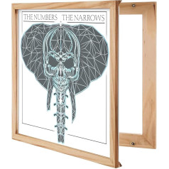 Рамка для виниловых пластинок KAIU - массив дерева с прозрачным акрилом для демонстрации вашего альбома - инновационный механизм открытия/за