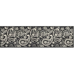 wash+dry Коврик для ног Folk Paisley 35 x 120 см, моющийся внутри и снаружи