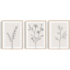 1M® Pictures - Стильный художественный принт для вашего дома - Украшение комнаты - Гостиная и спальня - Современное украшение стен для красивых с