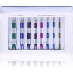 KnitPro KP42140 Набор спиц для вязания, алюминий, разноцветные, разные