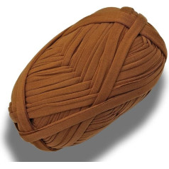 NOTIONSLAND 2 Pack T-Shirt Yarn Crochet Basket Fabric Knitting Yarn for Bags Glasses Holder Glasses Stand Home Decor Khaki