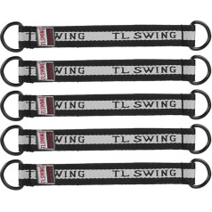 Keenso 5pcs 24 cm Swing Connection Strap, Outdoor Indoor Tree Swing Hanging Straps Belt Hanging Chair Swing Accessories