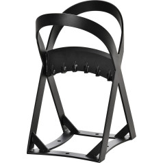Outsunny Manual Log Splitter Carbon Steel Firewood Splitter Fast Firewood Splitting Tool Easy to Use for Camping Outdoor Black 24.4 x 20.8 x 37.4 cm