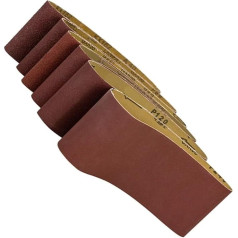 LZZYFPX 10 Stücke 40/60/80/100/120/240 Schleifband 610 * 100mm Schleifpapier Schleifband для Poliermaschine Schleifwerkzeuge(120)