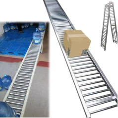 Складной гравитационный конвейер длиной 10 м для доков Идеально подходит для грузовых прицепов и супермаркетов, портативная и легкая конве