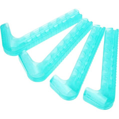 Qukaim Skate Guards Skate Guards, 2 пары регулируемых чехлов для лезвий коньков, портативные протекторы лезвий коньков для хоккейных и фигурных коньков, с
