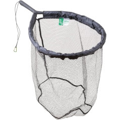 Zite Fishing Floating Wading Net - Fishing Landing Net Fly Fishing & Spin Fishing Gummmed Net - Landing Net with Elastic Band and Carabiner Hook