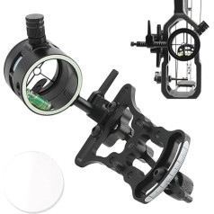 SHARROW стрельба из лука составной лук козырек 1 Pin 2 целевой точки 0,019 дюйма алюминия быстрая регулировка двойной Pin лук козырек для охоты стрел