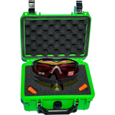 SSP Eyewear Methow Shooting Glasses Set - включает 3 линзы, жесткий футляр, чехол из микрофибры и оправу очков - фиолетовый