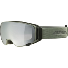 Горнолыжные очки ALPINA Double Jack Mag Q Unisex Adult Ski Goggles, Moon Grey, One Size
