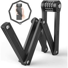 IMAYCC велосипед замок складной замок высокой безопасности 120 см складной замок велосипед комбинации замок прочный велосипед замок с держате