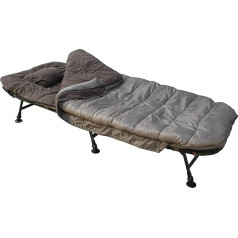 Зимний спальный мешок для рыбалки Extra Wide Temperature Carp Lounger - Внешний спальный мешок с системой 
