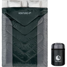 Спальный мешок-рюкзак VENTURE 4TH - легкие теплые и холодные спальные мешки для взрослых, детей и пар - идеально подходят для походов, кемпинга и 