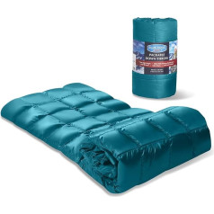 Blue Ridge Home Fashions Down Blanket Camping Blanket Packable Lightweight Outdoor Travel Hiking Picnic RV Fluffy Warm Blanket 60 x 70 Inch with Carry Bag 650 Fill Power