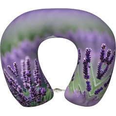 Фиолетовый Лаванда Цветок Подушка Самолет Путешествия Подушка Премиум Памяти Пены Удобная Поддержка Шеи Подушка Подарок Отдых