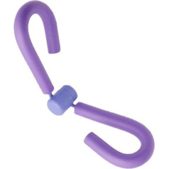 HUOQILIN Thigh Master Muscle Toner Lightweight Resistance Band Home Gym Trainer Portable Pilates Full Body Training Yoga Fitness Purple