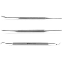 Набор инструментов Blizzard Premium Double Ended из нержавеющей стали включает пилочку, очиститель и подъемник для очистки и ухода за вросшими ногтями 