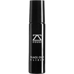 ZOUSZ Black Oud Elixir Perfume Extract for Men, Woody Oud Perfume Oil, Long Lasting Fragrance, Vegan and Cruelty Free, Travel Size, 10ml Roll On Perfume Oil for Men