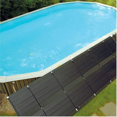 Система обогрева SunHeater включает две панели 2 x 20 м (80 м²) - солнечный обогреватель для наземных бассейнов, изготовлен из сверхпрочного полипр