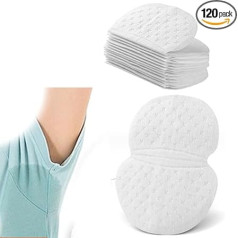 Armastuse Pack of 120 Armpit Pads Disposable Underarm Pads Ultra Thin Sweat Pads Unisex