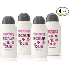 Scrubbingtons Scrub A Dub Cotton Soft Bubble Bath for Kids - экстракт хлопка и алоэ вера для чувствительной кожи 4 x 250 мл