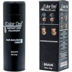 Color One Root Powder действует мгновенно и укрепляет волокна волос. Color One Рассеянные волосы для утолщения волос и придания им объема за считанные с