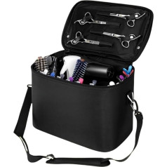 WDSBZNB Friseurtasche Professionelle Barber Tools Aufbewahrungstasche, große Kapazität, Friseurwerkzeug-Koffer, Salontasche, Reiseveranstalter, Zubehör(S)