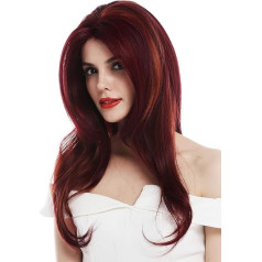WIG ME UP - TYM-922-LF-BUGH119 женский кружевной парик спереди длинный прямой многослойный бордо медный оранжевый красный выделенный