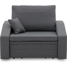 Generic Складное кресло Sofini Vertico 80 с функцией сна для гостиной, спальни или детской комнаты (Malmo New 95) Изготовлено из пластика