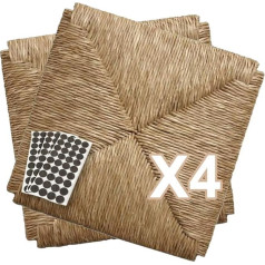 Zstyle PAGLIA Mod 998 Комплект сидений 37 x 37 см Сменный каркас для стульев, кресел и войлока (комплект из 4 штук)