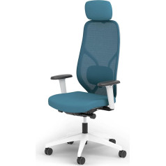 Ergotopia Эргономичное офисное кресло MasterBack Style - эргономичное настольное кресло с 3D механизмом наклона, 3D подлокотниками и дышащей сетчатой сп