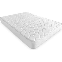 Dreaming Online Вязкоэластичный матрас Sena, двусторонний, твердый и комфортный, средней и высокой прочности, зимняя/летняя сторона, белый, 120 x 200 см