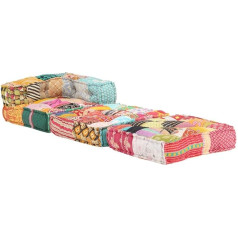 Tidyard Модульный угловой диван-кровать Кушетка Диван-кровать Гостиная Диван Мягкое кресло Ткань пэчворк