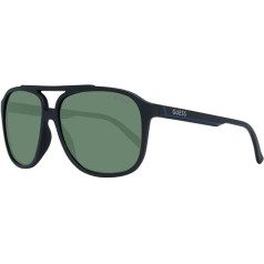 Солнцезащитные очки Guess Unisex Gf5084 6002n, матовый черный/зеленый, один размер, матовый черный/зеленый