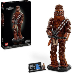 LEGO 75371 Star Wars Чубакка Коллекционная фигурка вуки, натяжитель лука, минифигурка и информационная доска, Возвращение рыцарей-джедаев, набор мо