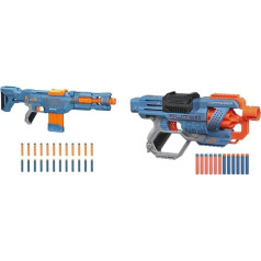 Бластер Nerf Elite 2.0 Echo CS-10 - 24 дротика Nerf, 10 клипов для дротиков, 4 тактические направляющие и бластер Elite 2 Commander RD-6, 12 дротиков Nerf, барабан с 6 дрот