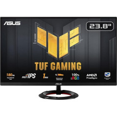 ASUS TUF Gaming VG249Q3R - 24-дюймовый Full HD монитор - 180 Гц, 1 мс GtG, FreeSync Premium, Adaptive Sync, ELMB, GameFast Input - Быстрая IPS панель, 16:9, 1920x1080, DisplayPort, HDMI, динамик