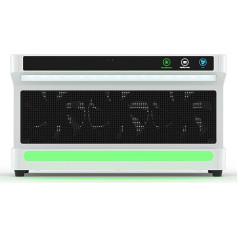 Рабочий стол LBMED для очистки помещений от пыли, скамья для очистки ламинарным потоком воздуха с 2 светодиодными лампами и фильтром HEPA, 3D очи