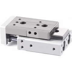 Pneumatischer Schiebetisch Serie MXQ, Doppelstabführung, Schiebezylinder, Bohrungszylinder 6/8/12/16/20/25 mm (Stroke 150 mm, MXQ Bore 6 mm)