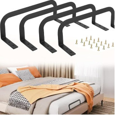 SQAQS 4 x Держатель матраса, Держатель матраса против скольжения, нескользящий ограничитель скольжения матраса, металлический каркас кровати
