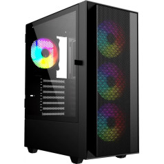 Midi tower case fornax 4000 argb black